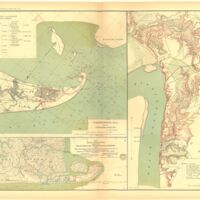 Pl. XXXVIII: Galveston (TX), Port Hudson (LA), Charleston Harbor Atlas