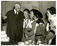 Jesse Jones at Girl Scouts birthday party