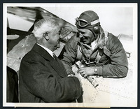 Jones with Captain Frank Hawkes