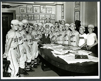 Jones with baseball team