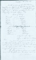 22 July 1809 Memorandum