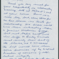 Letter from Andrew Forest Muir to Cooper Ragan