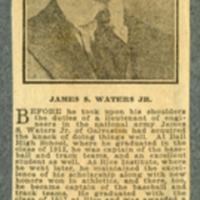 James S. Waters 1917 WWI Scrapbook Page 52
