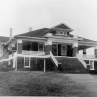 Clubhouse of the Houston Launch Club at Harrisburg, c. 1910